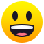 Cara sonriendo con ojos grandes :smiley: 😃