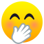 Cara con la mano sobre la boca :face_with_hand_over_mouth: 🤭